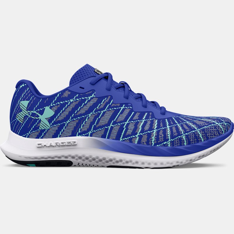 Men's  Under Armour  Charged Breeze 2 Running Shoes Team Royal / Neo Turquoise / Neo Turquoise 8